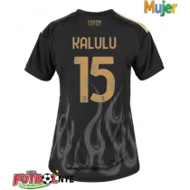 Camiseta Juventus Pierre Kalulu #15 Tercera Equipación para mujer 2026-27 manga corta